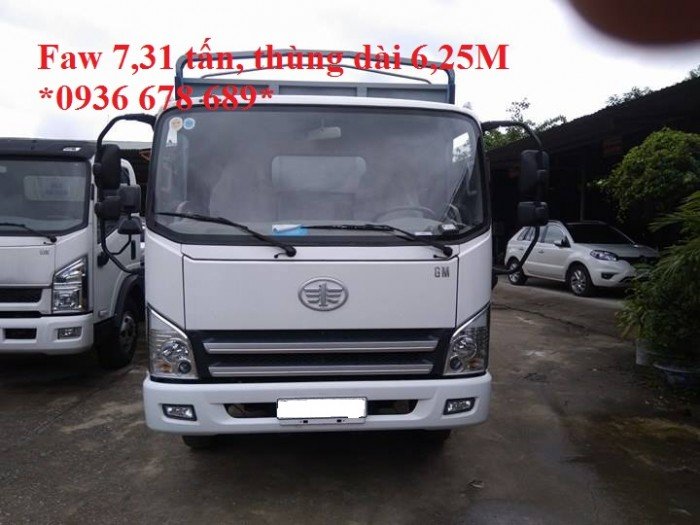 Xe tải faw 7.31 tấn / faw 7,31 tấn thùng dài 6,25m / faw 7t31 (faw 7 tấn 31) / giá cực rẻ