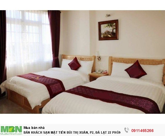 Bán khách sạn mặt tiền Bùi Thị Xuân, P2, 141m2 với giá 25 tỷ