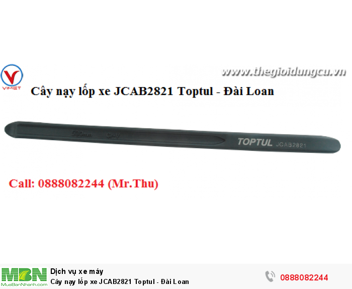 Cây nạy lốp xe JCAB2821 Toptul - Đài Loan