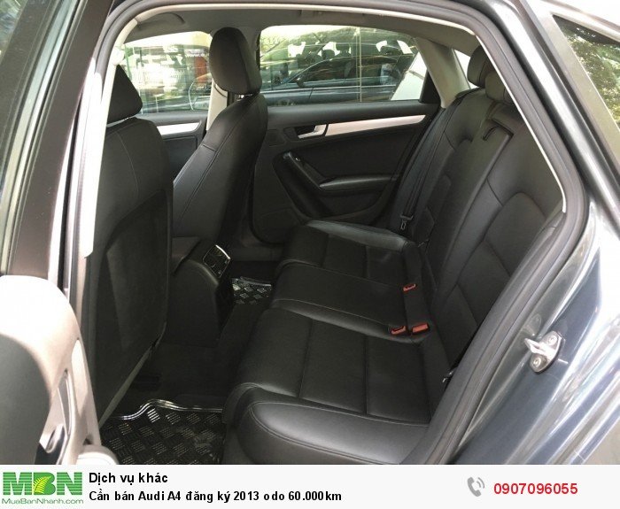 Cần bán Audi A4 đăng ký 2013 odo 60.000km