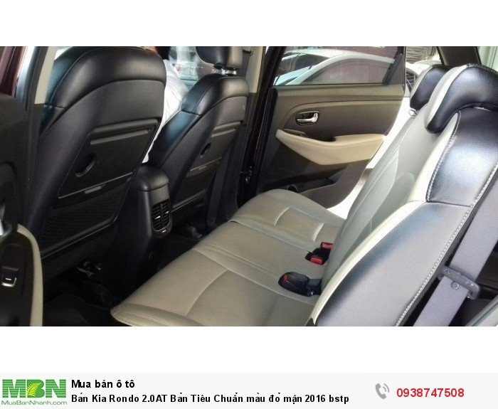 Bán Kia Rondo 2.0AT Bản Tiêu Chuẩn màu đỏ mận 2016 bstp