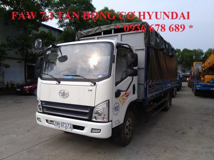 Xe tải faw 7.3 tấn động cơ hyundai | faw 7,3 tấn | faw 7t3 (faw 7 tấn 3)