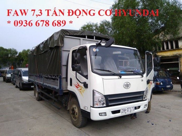 Xe tải faw 7.3 tấn động cơ hyundai | faw 7,3 tấn | faw 7t3 (faw 7 tấn 3)