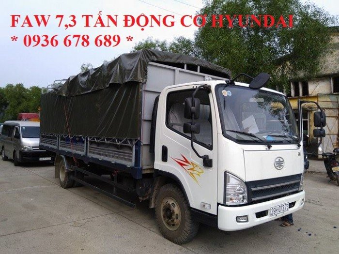 Xe tải faw 7.3 tấn động cơ hyundai | faw 7,3 tấn | faw 7t3 (faw 7 tấn 3)