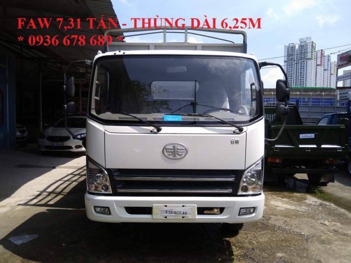 Xe tải faw 7,31 tấn thùng dài 6m25 | faw 7.31 tấn | faw 7t31 (faw 7 tấn 31)