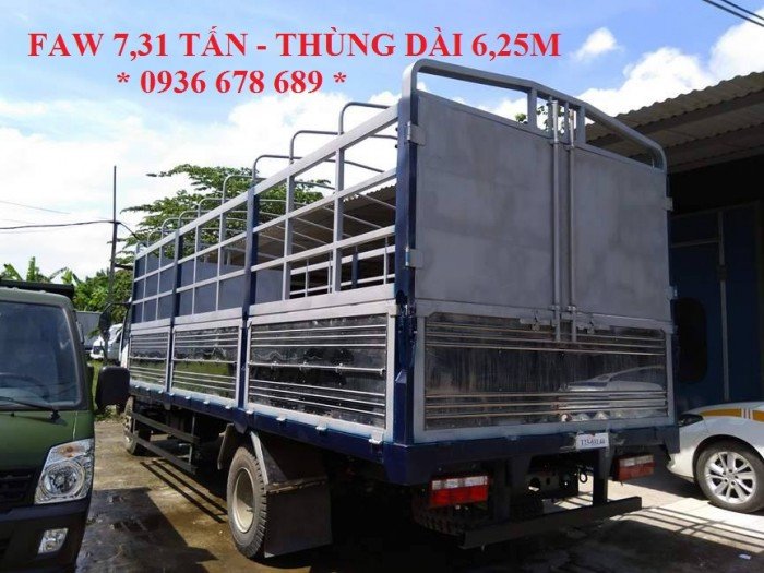 Xe tải faw 7,31 tấn thùng dài 6m25 | faw 7.31 tấn | faw 7t31 (faw 7 tấn 31)