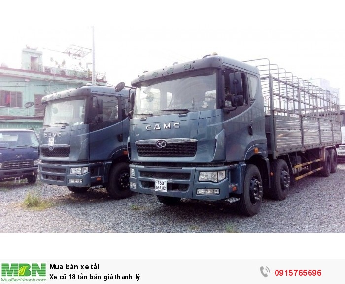 Xe 18 tấn bán giá thanh lý
