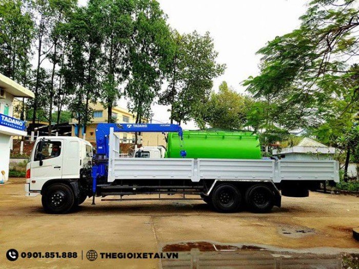 Báo Giá Xe Tải Hino FL Gắn Cẩu Chi Tiết- Xe Giao Ngay Trả góp 90%