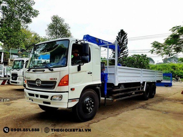 Báo Giá Xe Tải Hino FL Gắn Cẩu Chi Tiết- Xe Giao Ngay Trả góp 90%