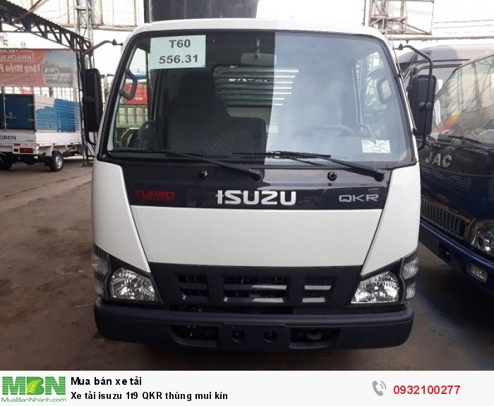 Xe tải isuzu 1t9 QKR thùng mui kín