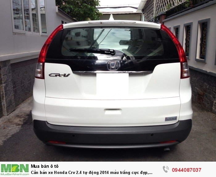 Cần bán xe Honda Crv 2.4 tự động 2014 màu trắng cực đẹp, xe nhà xài
