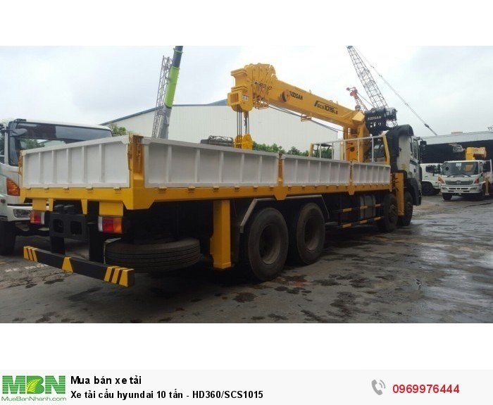Xe tải cẩu hyundai 10 tấn - HD360/SCS1015
