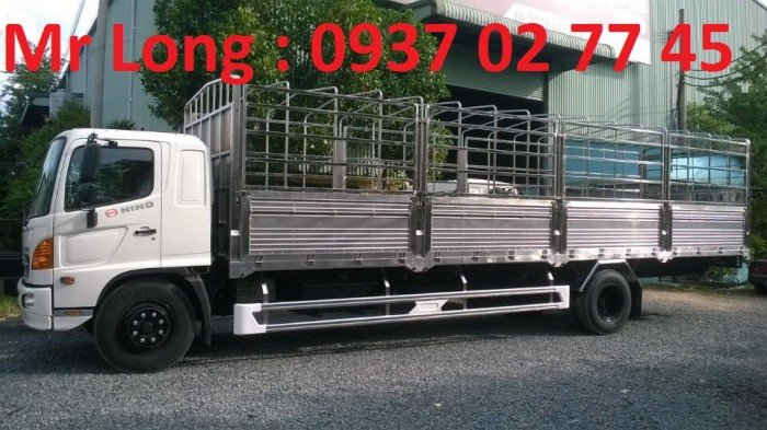 HINO FG8JPSL mui phủ , xe tải mui bạt 8 tấn hino FG , xe tải 8 tấn HINO thùng dài , HINO 8 tấn thùng dài.