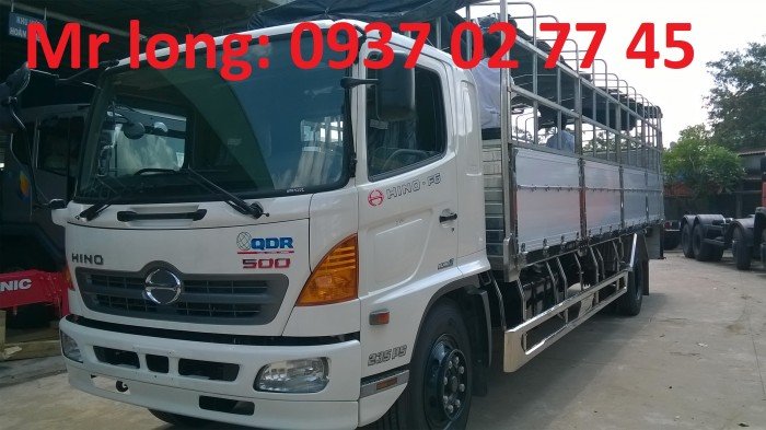 HINO FG8JPSL mui phủ , xe tải mui bạt 8 tấn hino FG , xe tải 8 tấn HINO thùng dài , HINO 8 tấn thùng dài.