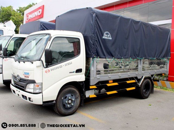 Bán Xe Tải Hino XZU 1T9 Thùng Bạt  Giá Tốt Trả góp 90%