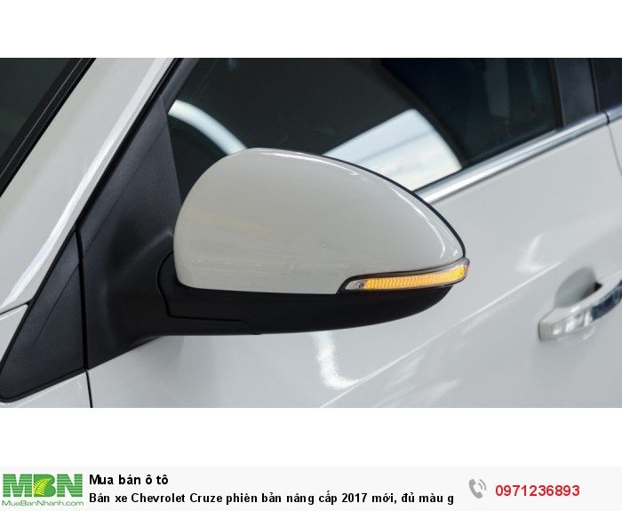 Bán xe Chevrolet Cruze phiên bản nâng cấp 2017 mới, đủ màu giao xe ngay, hỗ trợ trả góp 85% toàn quốc