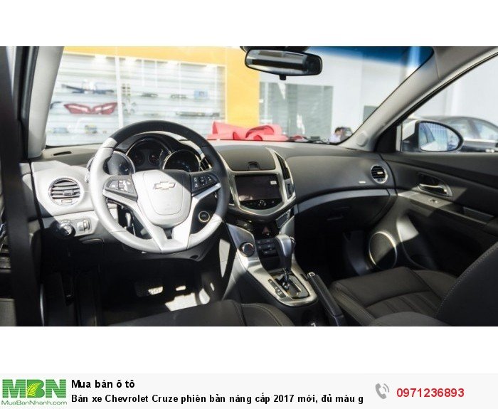 Bán xe Chevrolet Cruze phiên bản nâng cấp 2017 mới, đủ màu giao xe ngay, hỗ trợ trả góp 85% toàn quốc