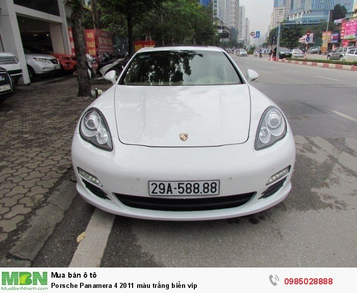 Porsche Panamera 4 2011 màu trắng biển vip
