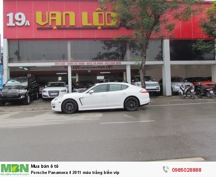 Porsche Panamera 4 2011 màu trắng biển vip