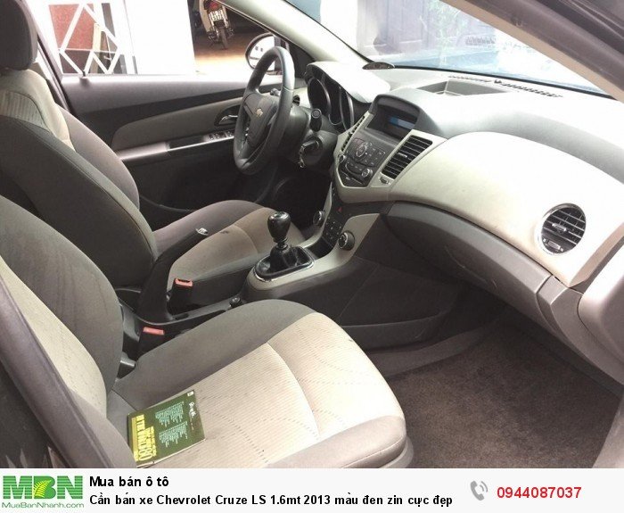 Cần bán xe Chevrolet Cruze LS 1.6mt 2013 màu đen zin cực đẹp