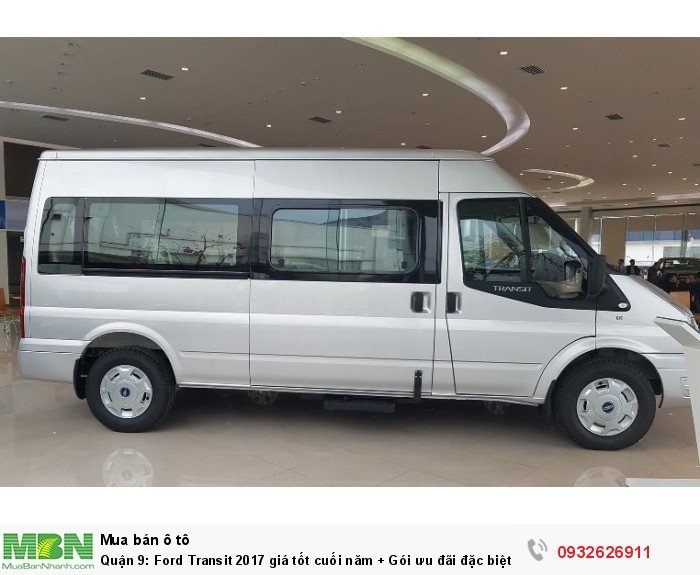 Quận 9: Ford Transit 2017 giá tốt cuối năm + Gói ưu đãi đặc biệt cuối năm