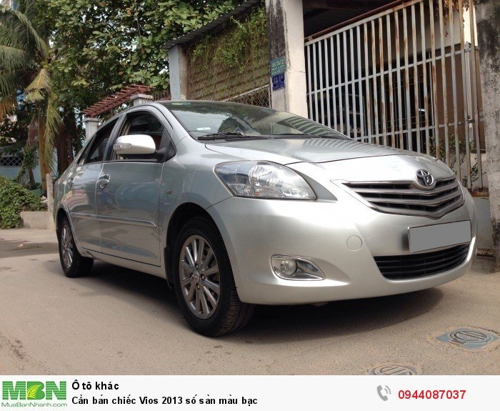 Cần bán chiếc Vios 2013 số sàn màu bạc