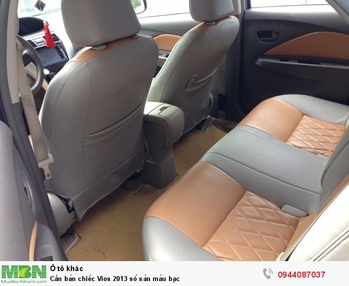 Cần bán chiếc Vios 2013 số sàn màu bạc