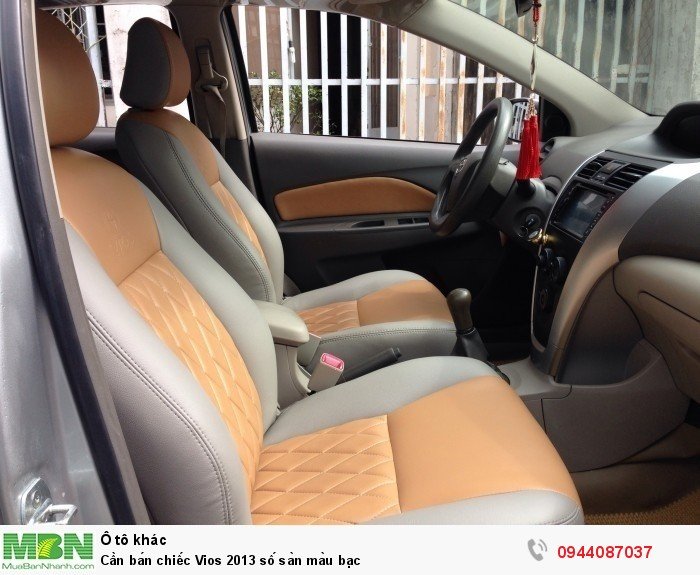 Cần bán chiếc Vios 2013 số sàn màu bạc