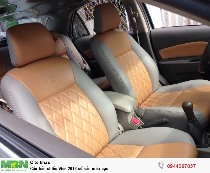 Cần bán chiếc Vios 2013 số sàn màu bạc