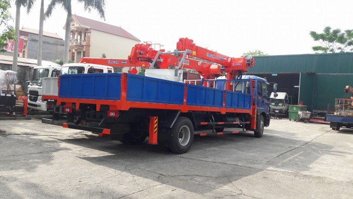 Xe Thaco Auman C160/170 gắn cẩu KANGKIM 5 Tấn 6 đốt