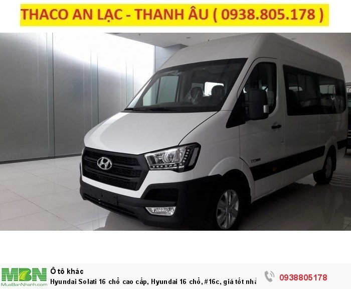 Hyundai Solati 16 chổ cao cấp, Hyundai 16 chổ, #16c, giá tốt nhất Thành Phố Hồ Chí Minh