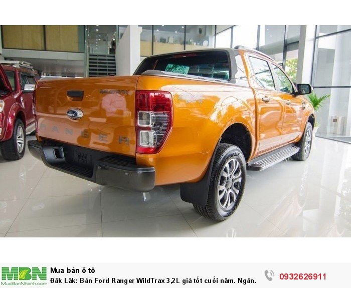 Đăk Lăk: Bán Ford Ranger WildTrax 3,2L giá tốt cuối năm. Ngân hàng 24 h