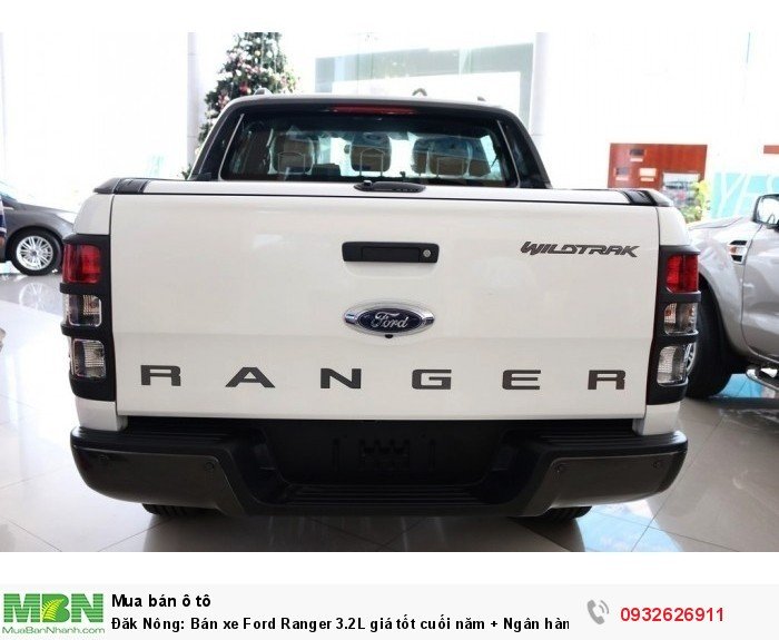 Đăk Nông: Bán xe Ford Ranger 3.2L giá tốt cuối năm + Ngân hàng 24 h