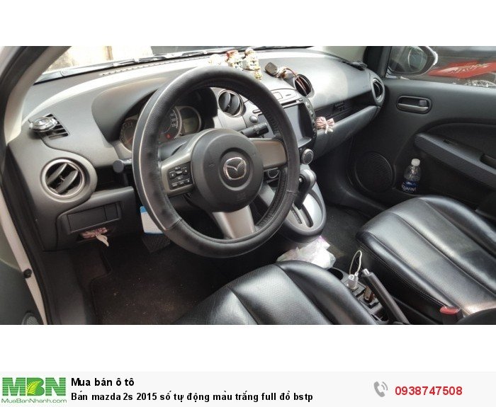 Bán mazda 2s 2015 số tự động màu trắng full đồ bstp