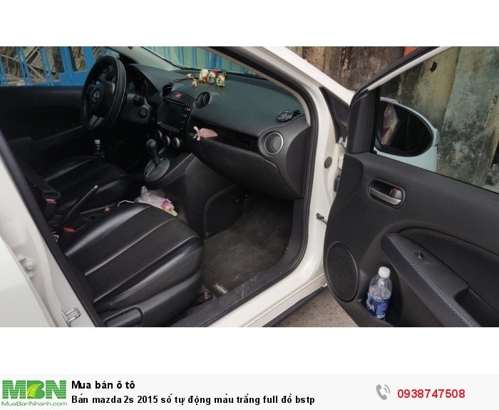 Bán mazda 2s 2015 số tự động màu trắng full đồ bstp