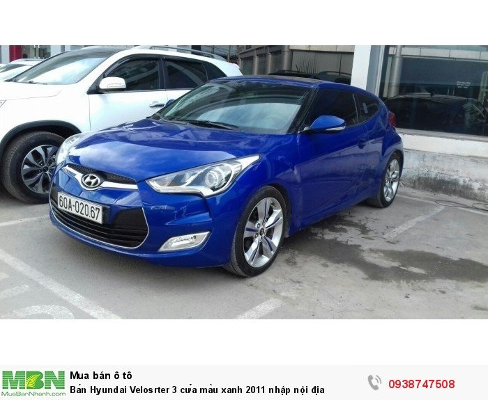 Bán Hyundai Velosrter 3 cửa màu xanh 2011 nhập nội địa