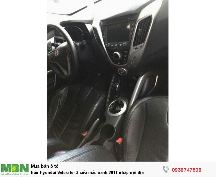 Bán Hyundai Velosrter 3 cửa màu xanh 2011 nhập nội địa