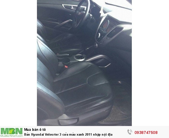 Bán Hyundai Velosrter 3 cửa màu xanh 2011 nhập nội địa
