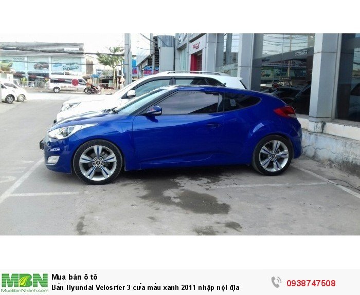 Bán Hyundai Velosrter 3 cửa màu xanh 2011 nhập nội địa