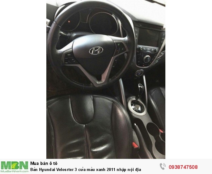 Bán Hyundai Velosrter 3 cửa màu xanh 2011 nhập nội địa