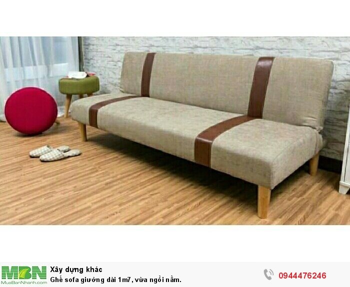 Ghế sofa giường dài 1m7, vừa ngồi nằm.0