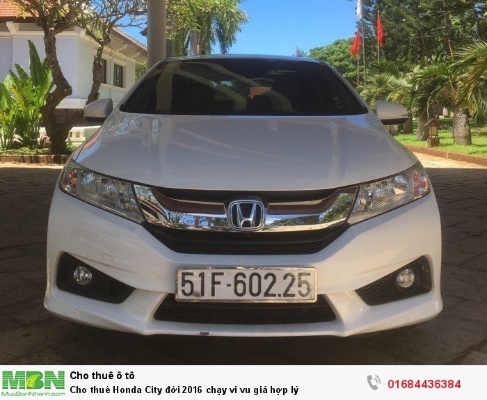 Cho thuê Honda City đời 2016 chạy vi vu giá hợp lý