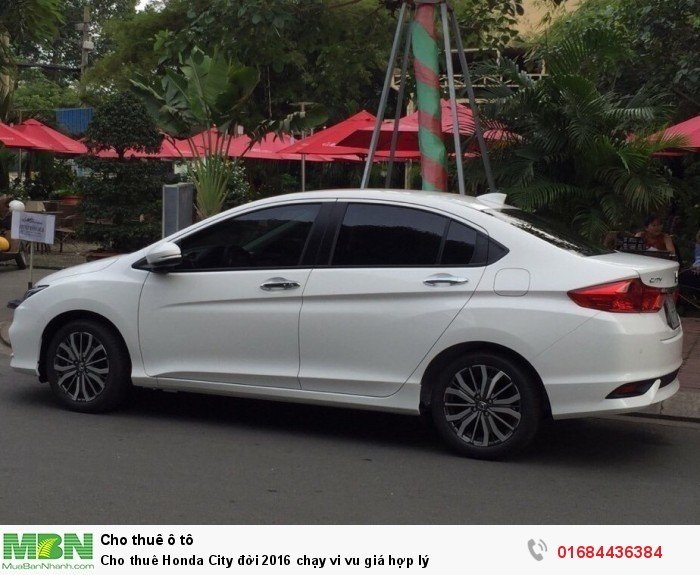 Cho thuê Honda City đời 2016 chạy vi vu giá hợp lý