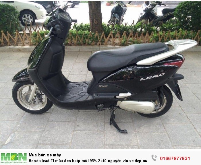 Honda lead Fi màu đen bstp mới 95% 2k10 nguyên zin xe đẹp máy êm
