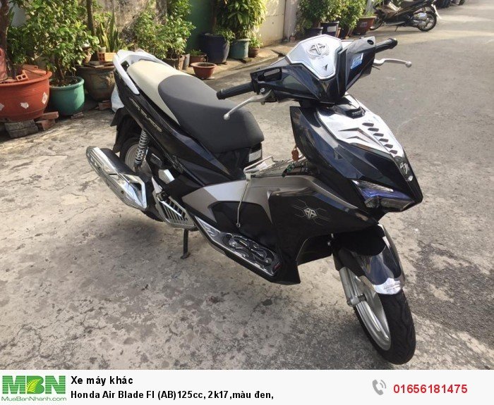 Honda Air Blade FI (AB)125cc, 2k17,màu đen,