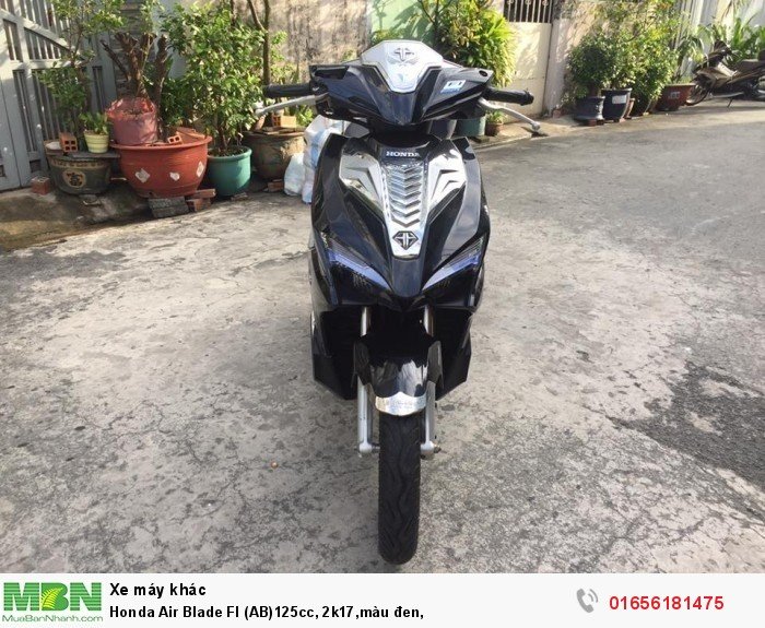 Honda Air Blade FI (AB)125cc, 2k17,màu đen,