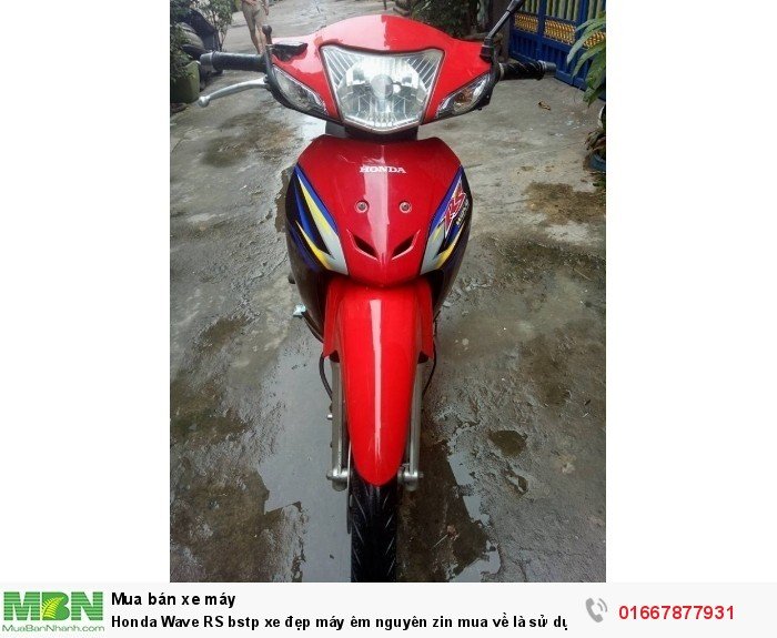 Honda Wave RS bstp xe đẹp máy êm nguyên zin mua về là sử dụng liền xe chạy lợi xăng 50km/lít
