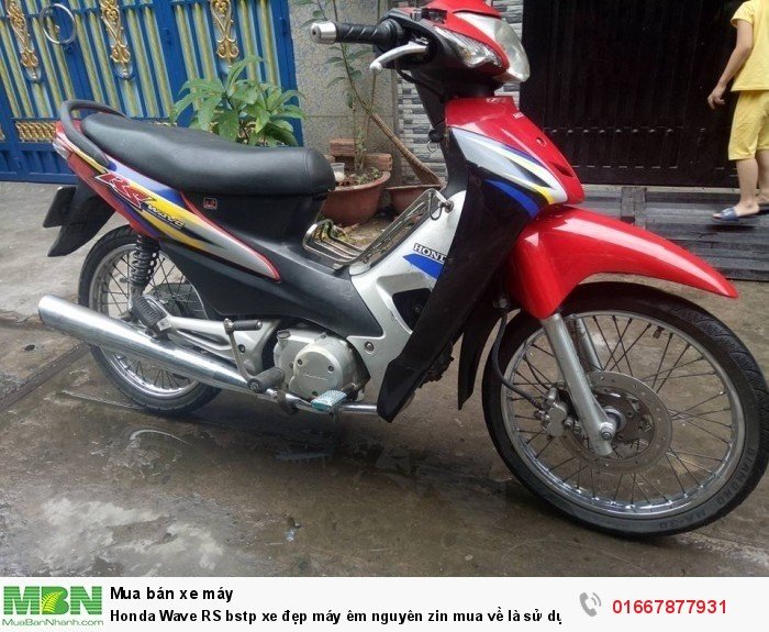 Honda Wave RS bstp xe đẹp máy êm nguyên zin mua về là sử dụng liền xe chạy lợi xăng 50km/lít