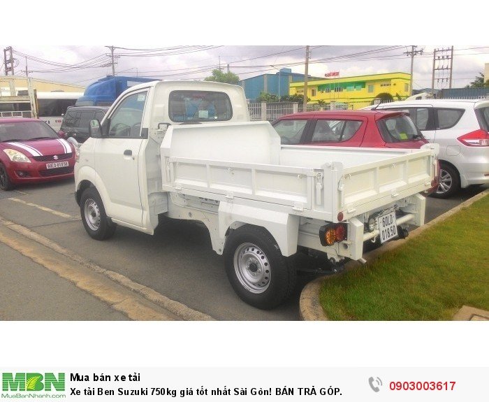 Xe tải Ben Suzuki 750kg giá tốt nhất Sài Gòn! BÁN TRẢ GÓP.
