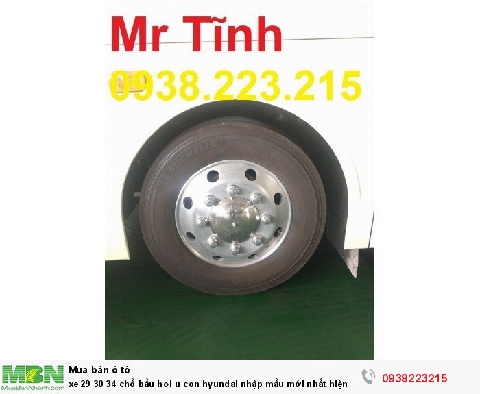 Xe 29 30 34 chỗ bầu hơi u con Hyundai nhập mẫu mới nhất hiện nay